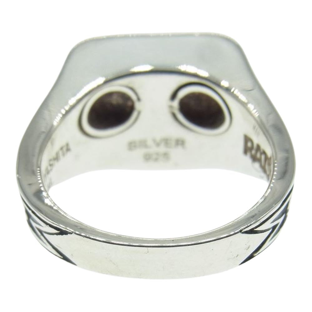 TAKAHIRO MIYASHITA The SoloIst. タカヒロミヤシタザソロイスト sratsa.0002 × RATS ラッツ skull ring スカル リング シルバー系 18号【中古】