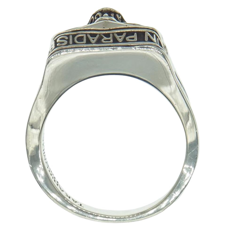 TAKAHIRO MIYASHITA The SoloIst. タカヒロミヤシタザソロイスト sratsa.0002 × RATS ラッツ skull ring スカル リング シルバー系 18号【中古】
