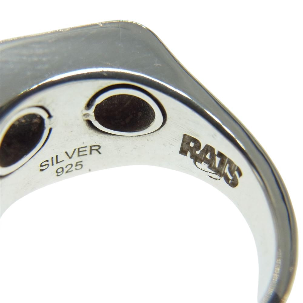 TAKAHIRO MIYASHITA The SoloIst. タカヒロミヤシタザソロイスト sratsa.0002 × RATS ラッツ skull ring スカル リング シルバー系 18号【中古】