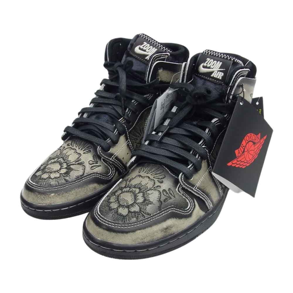 NIKE ナイキ FQ8155-010 Air Jordan 1 エアジョーダン High Zoom CMFT 2 "Dia De Muertos ハイ ズーム CMFT 2 ディア デ ムエルトス スニーカー ブラック系 シルバー系 27cm【新古品】【未使用】【中古】
