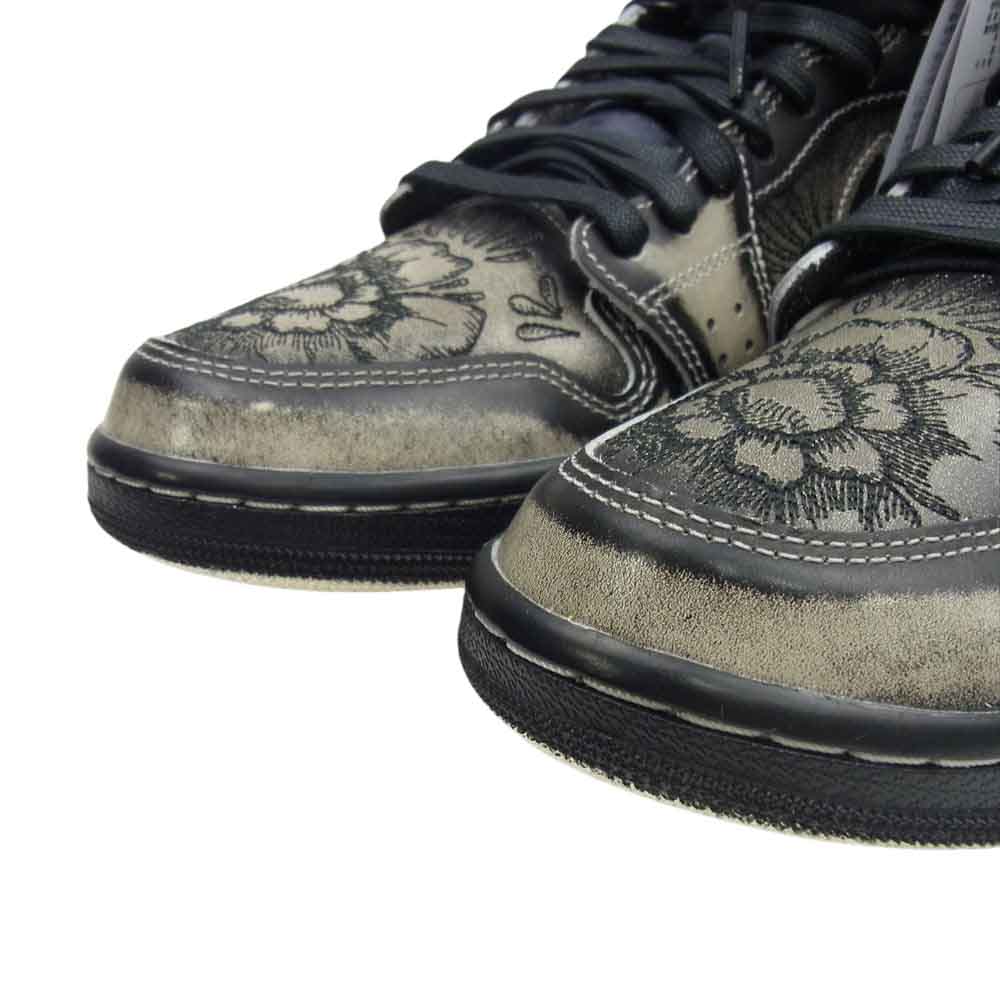 NIKE ナイキ FQ8155-010 Air Jordan 1 エアジョーダン High Zoom CMFT 2 "Dia De Muertos ハイ ズーム CMFT 2 ディア デ ムエルトス スニーカー ブラック系 シルバー系 27cm【新古品】【未使用】【中古】
