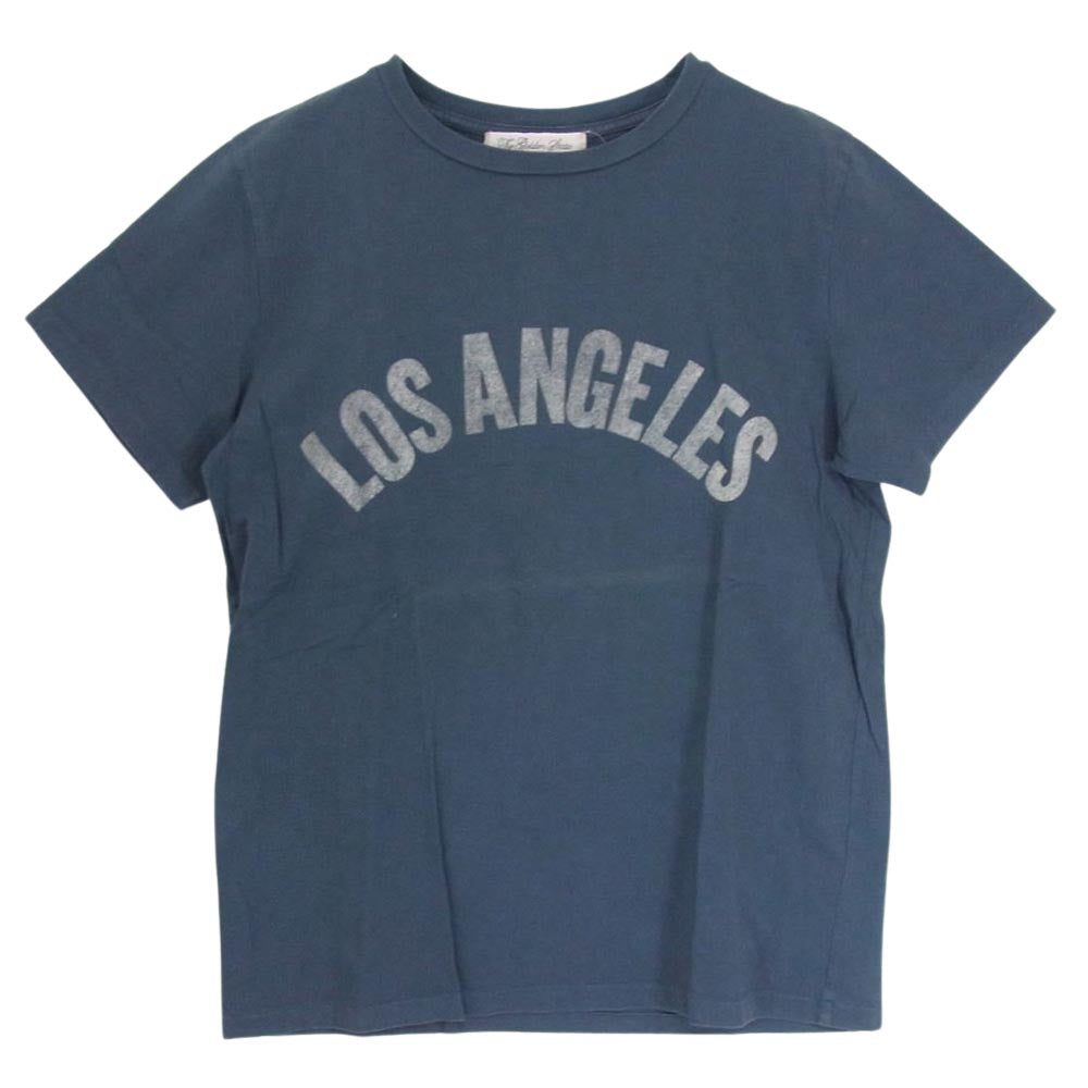 REMI RELIEF レミレリーフ Los Angeles ロサンゼルス プリント 半袖 Tシャツ ネイビー系 L【中古】