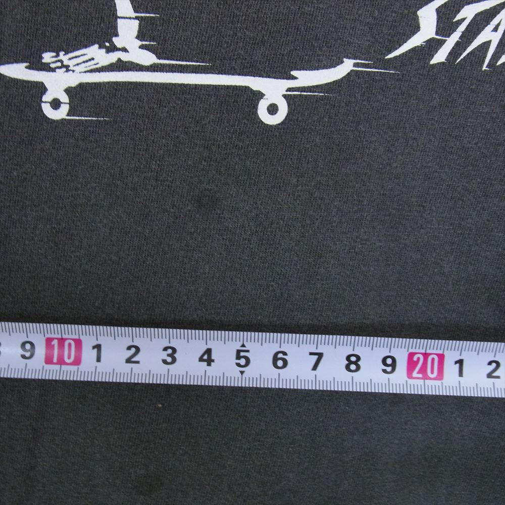 STANDARD CALIFORNIA スタンダードカリフォルニア × AH ANOTHER HEAVEN アナザーヘヴン スカル プリント Tシャツ グレー系 XL【中古】