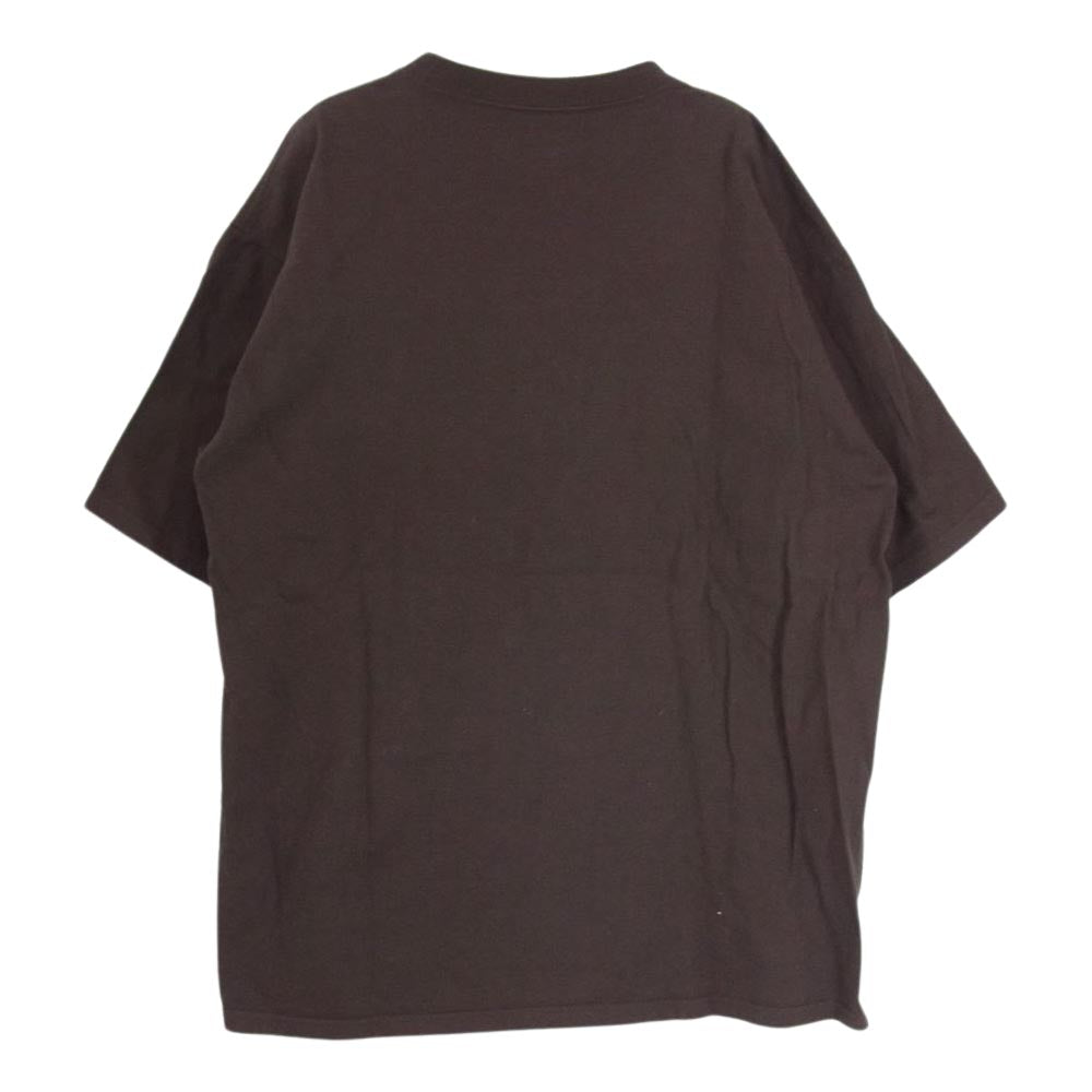 STANDARD CALIFORNIA スタンダードカリフォルニア 19TH ANNIV. BROWN CHOCOLATE TEE 19周年 アニバーサリー ブラウン チョコレート プリント Tシャツ ブラウン系 XL【中古】
