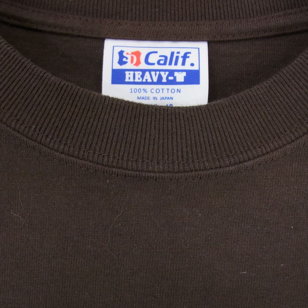 STANDARD CALIFORNIA スタンダードカリフォルニア 19TH ANNIV. BROWN CHOCOLATE TEE 19周年 アニバーサリー ブラウン チョコレート プリント Tシャツ ブラウン系 XL【中古】