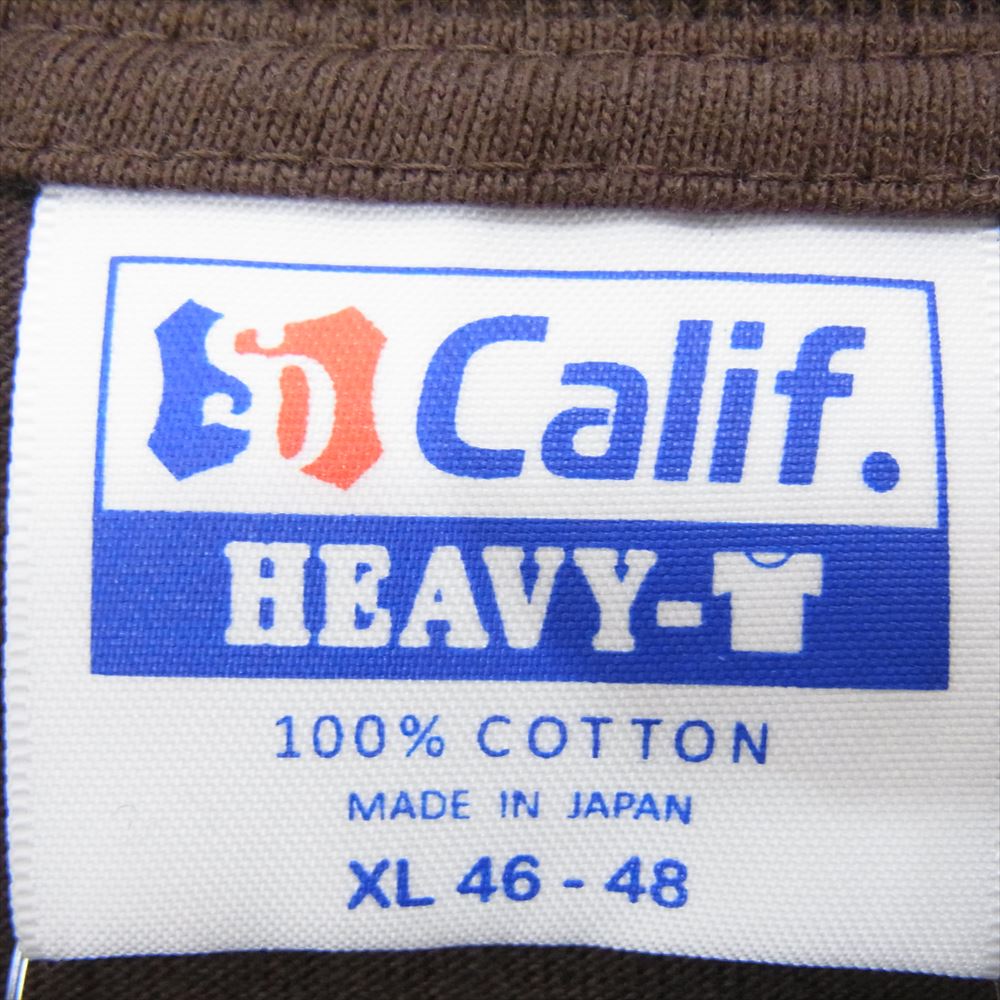 STANDARD CALIFORNIA スタンダードカリフォルニア 19TH ANNIV. BROWN CHOCOLATE TEE 19周年 アニバーサリー ブラウン チョコレート プリント Tシャツ ブラウン系 XL【中古】