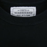 NEIGHBORHOOD ネイバーフッド 17SS #1 ロゴ ワッペン 半袖 Tシャツ ブラック系 L【中古】