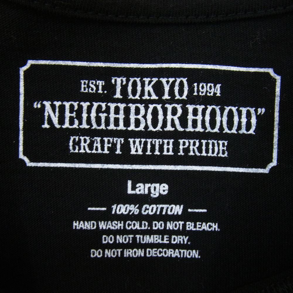 NEIGHBORHOOD×Uncle Toons Mart 半袖シャツ ブラック NEIGHBORHOOD ネイバーフッド × MR CARTOON ミスターカートゥーン