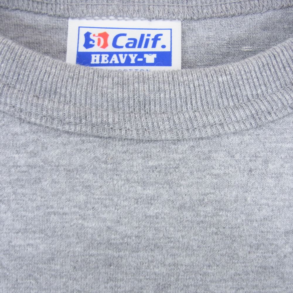 STANDARD CALIFORNIA スタンダードカリフォルニア 21AW SD Heavyweight Logo Baseball ヘビーウェイト ロゴ ベースボール ラグラン 七分丈 カットソー グレー系 XL【中古】