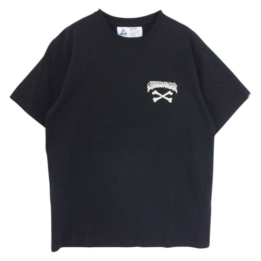 CHALLENGER チャレンジャー CROSS BONE TEE クロス ボーン プリント Tシャツ ブラック系 XL【美品】【中古】