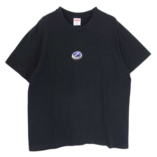Supreme シュプリーム 18AW Bottle Cap Tee ボトル キャップ プリント 半袖 Tシャツ ブラック系 M【中古】