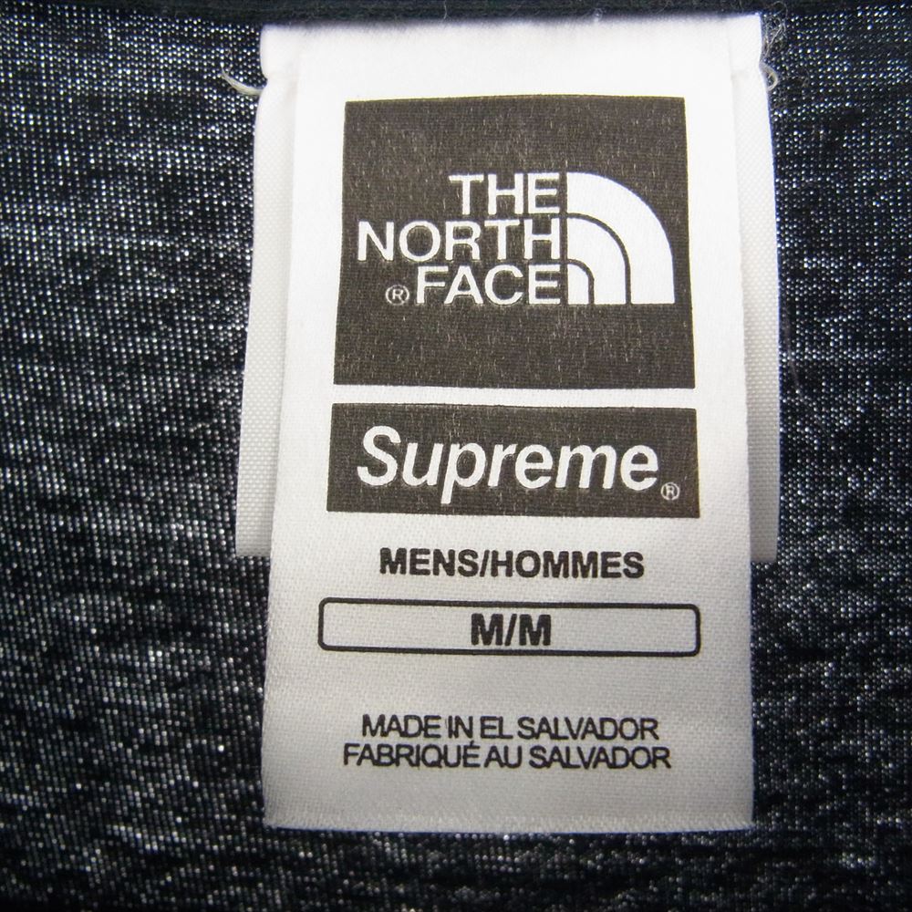 Supreme シュプリーム 16SS × The North Face ノースフェイス Steep Tech Tee Shirt スティープテック プリント 半袖 Tシャツ ブラック系 M【中古】