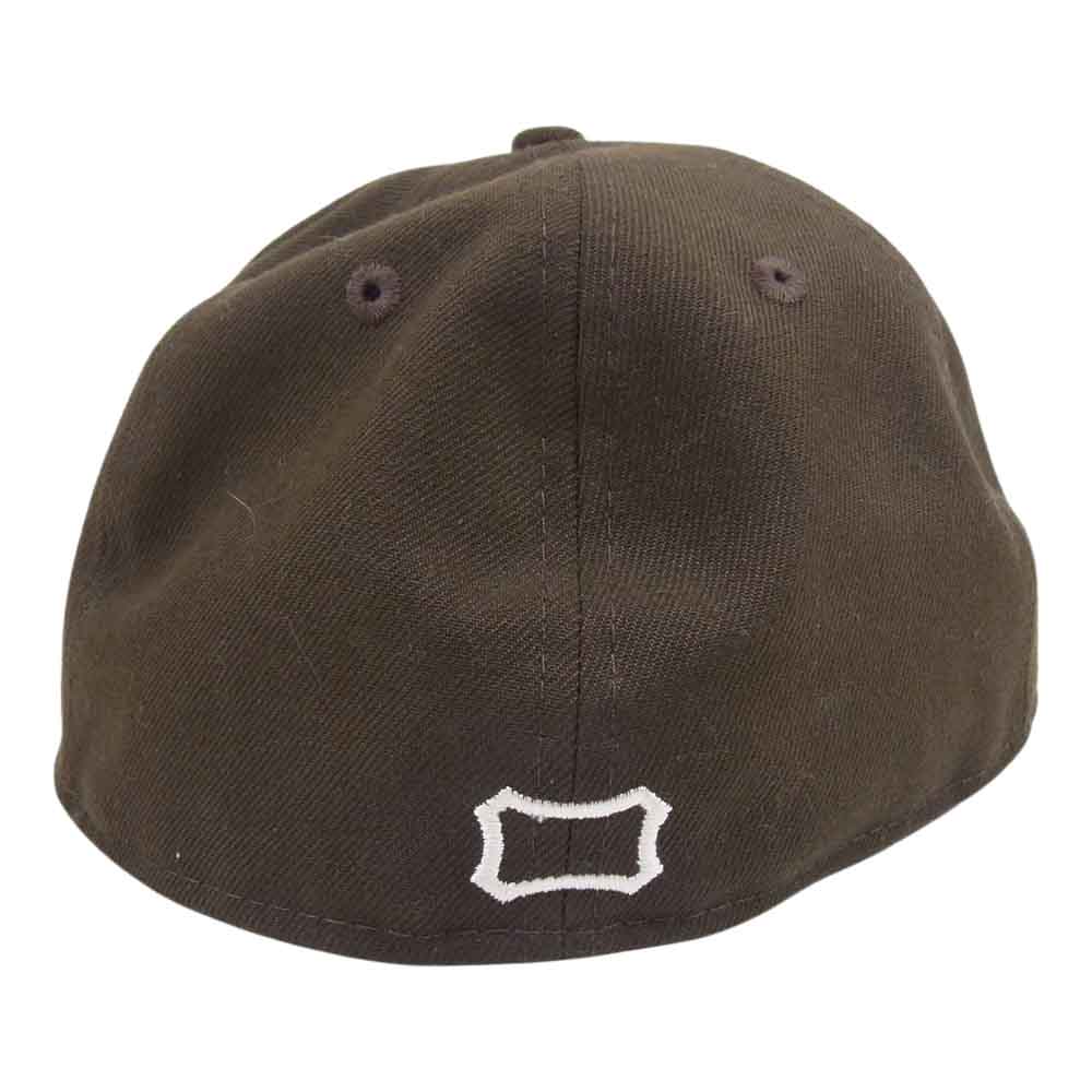STANDARD CALIFORNIA スタンダードカリフォルニア 22AW × NEW ERA ニューエラ 59 FIFTY ロゴ刺繍 キャップ 帽子 ブラウン系 7 3/8【中古】