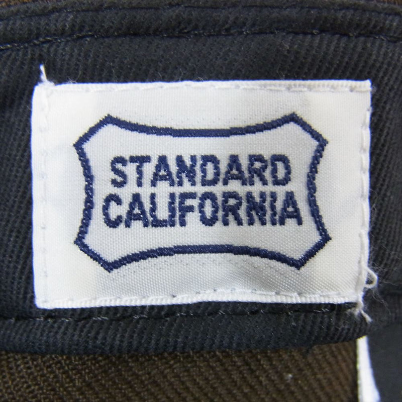 STANDARD CALIFORNIA スタンダードカリフォルニア 22AW × NEW ERA ニューエラ 59 FIFTY ロゴ刺繍 キャップ 帽子 ブラウン系 7 3/8【中古】