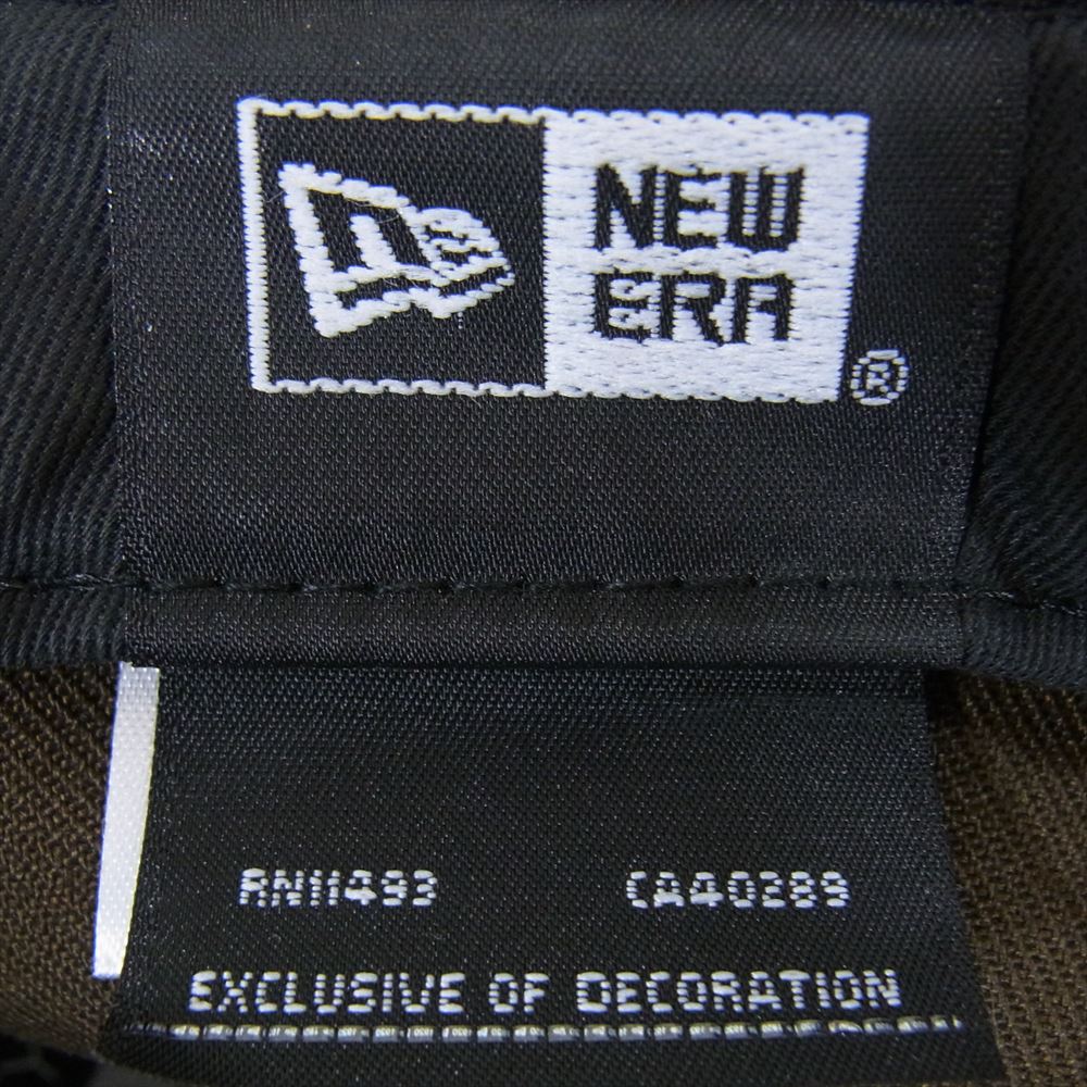 STANDARD CALIFORNIA スタンダードカリフォルニア 22AW × NEW ERA ニューエラ 59 FIFTY ロゴ刺繍 キャップ 帽子 ブラウン系 7 3/8【中古】