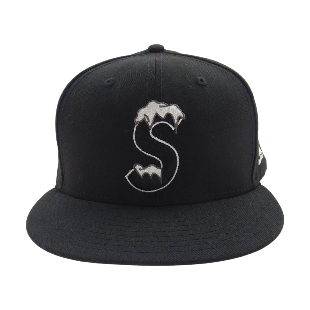 Supreme シュプリーム 20AW ICE S Logo New Era Sロゴ ニューエラ ベースボール キャップ ブラック系 58.7cm【中古】