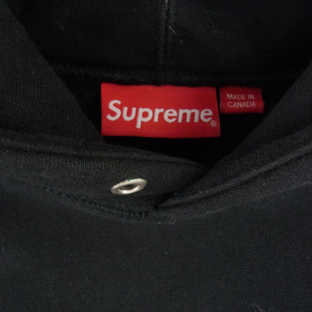 Supreme シュプリーム 15AW × Independent インデペンデント Hooded Sweatshirt FUCK THE REST ロゴ プリント フーデッド スウェット シャツ プルオーバー パーカー ブラック系 L【中古】