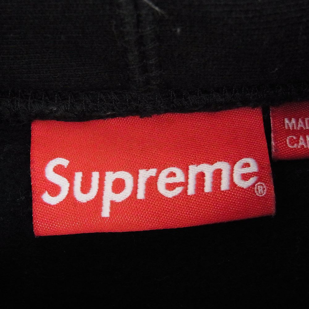 Supreme シュプリーム 15AW × Independent インデペンデント Hooded Sweatshirt FUCK THE REST ロゴ プリント フーデッド スウェット シャツ プルオーバー パーカー ブラック系 L【中古】