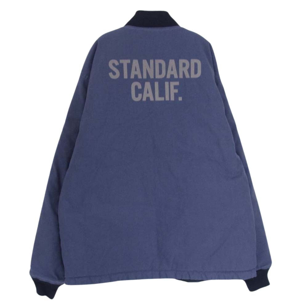 STANDARD CALIFORNIA スタンダードカリフォルニア SD Reversible Deck Jacket リバーシブル デッキ ジャケット キルティング  ネイビー系 XL【中古】