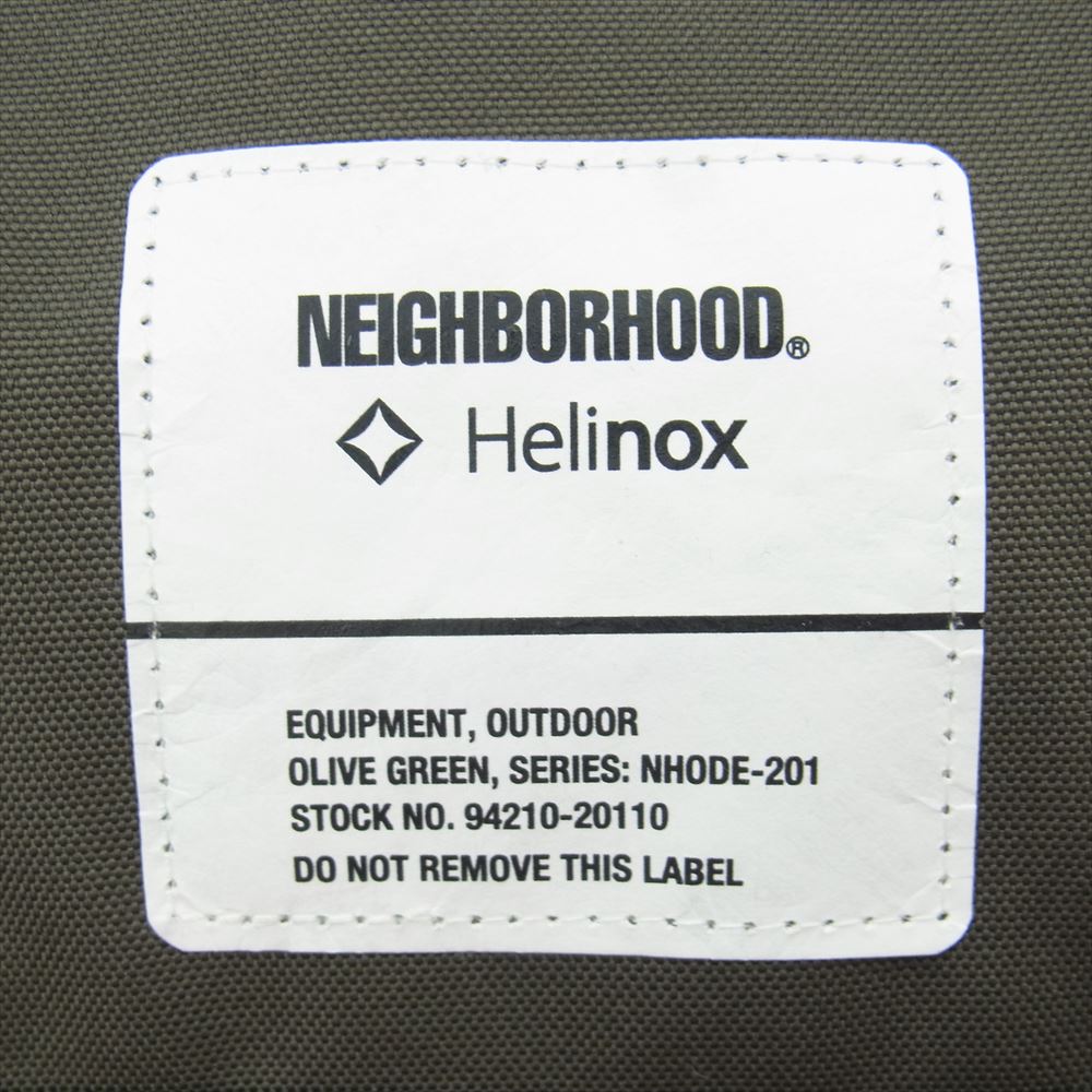 NEIGHBORHOOD ネイバーフッド 20SS 201HXHXN-AC01 × Helinox ヘリノックス NHHX . ODE / E-SUNSET CHAIR サンセット 折り畳み チェア 椅子 オリーブグリーン系【新古品】【未使用】【中古】