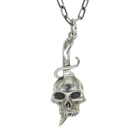 FLASHPOINT フラッシュポイント SKULL DAGGER NECKLACE スカル ダガー ネックレス シルバー系【中古】