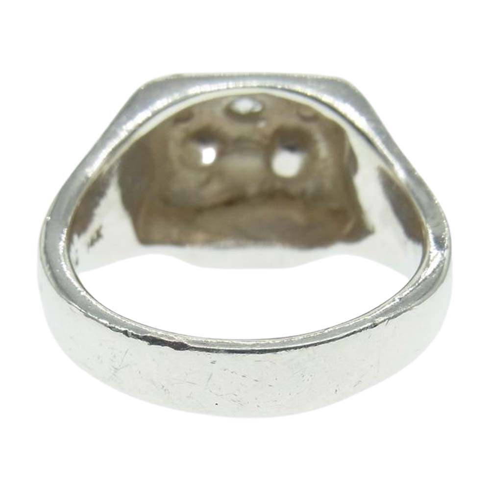 FLASHPOINT フラッシュポイント JIMSKULL RING JOHNNY DEPP MODEL サファイア ジム スカル リング 925×14K #20 シルバー系 20号【中古】