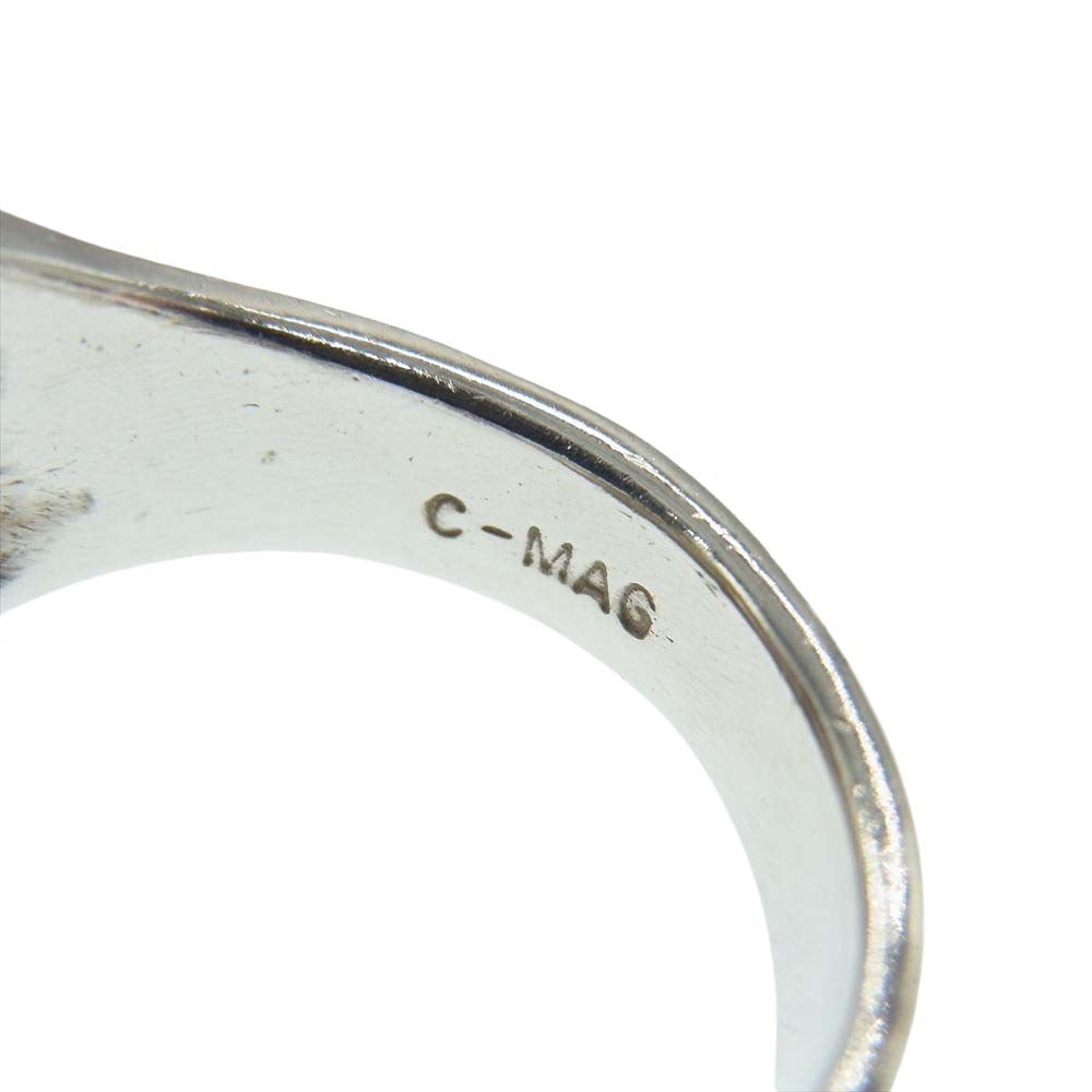 FLASHPOINT フラッシュポイント JIMSKULL RING JOHNNY DEPP MODEL サファイア ジム スカル リング 925×14K #20 シルバー系 20号【中古】