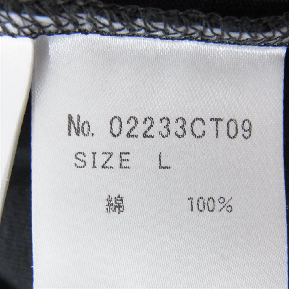 HYSTERIC GLAMOUR ヒステリックグラマー 02233CT09 THE ROLLING STONES ローリングストーンズ CIRCLE HEAD&BLUE TONGUE サークル ヘッド ブルー リップ タン Tシャツ ブラック系 L【新古品】【未使用】【中古】