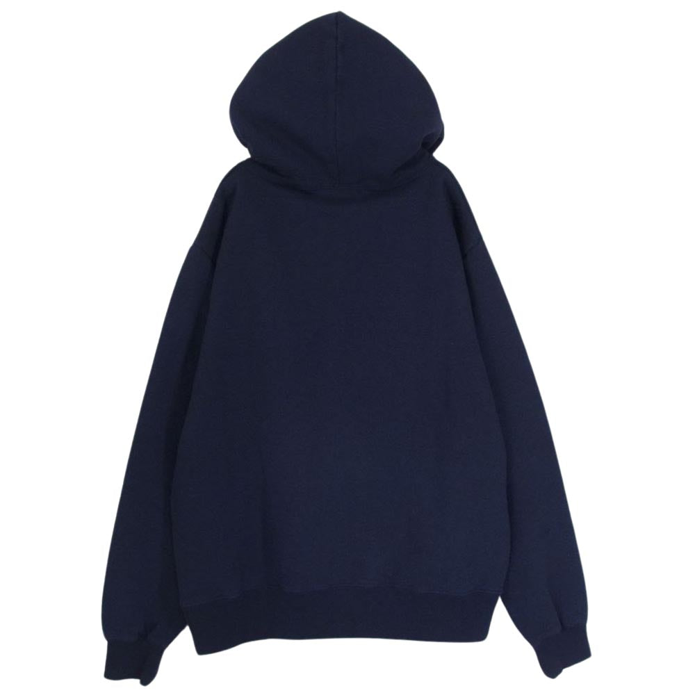 HYSTERIC GLAMOUR ヒステリックグラマー 02233CF07 SPLASH ガールプリント プルオーバー パーカー ネイビー系 L【新古品】【未使用】【中古】