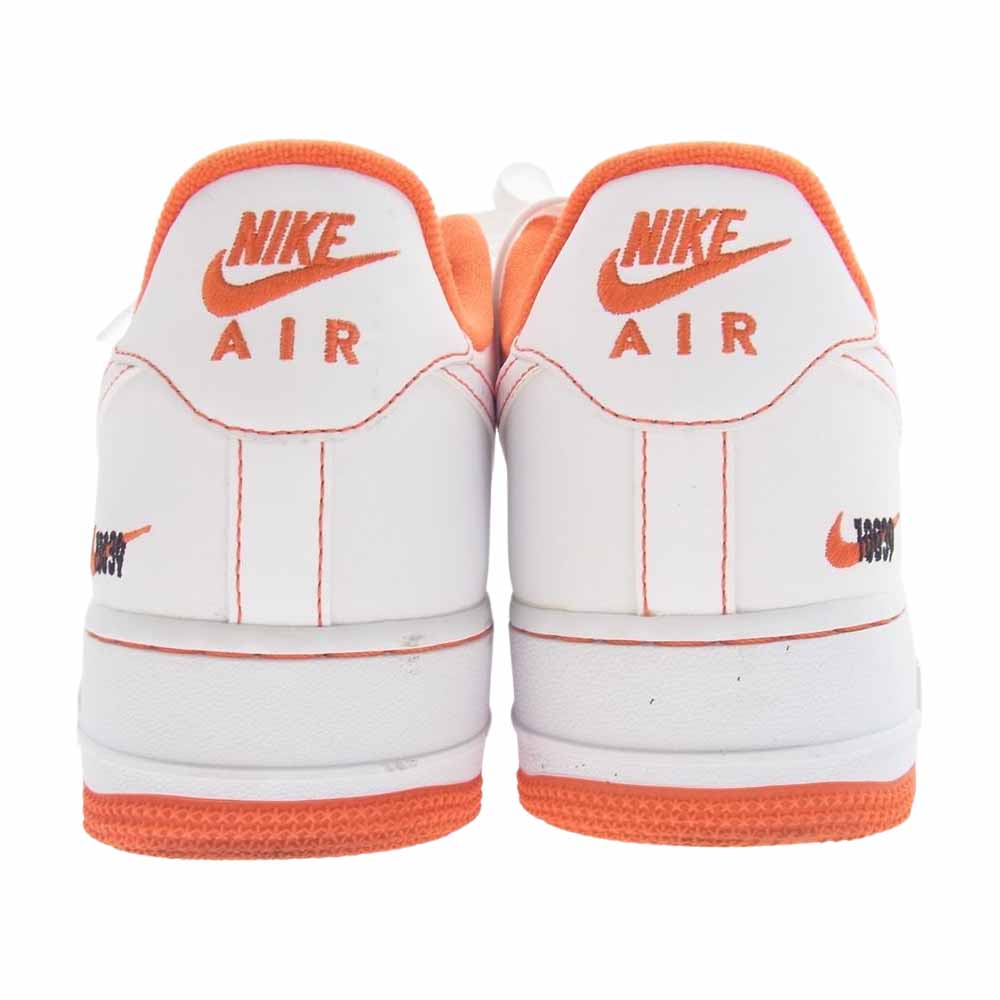 NIKE ナイキ CT2585-100 Air Force 1 Low '07 LV8 EMB Rucker Park エアフォース1 ロー 07 LV8 EMB ラッカーパーク スニーカー ホワイト系 オレンジ系 27cm【中古】