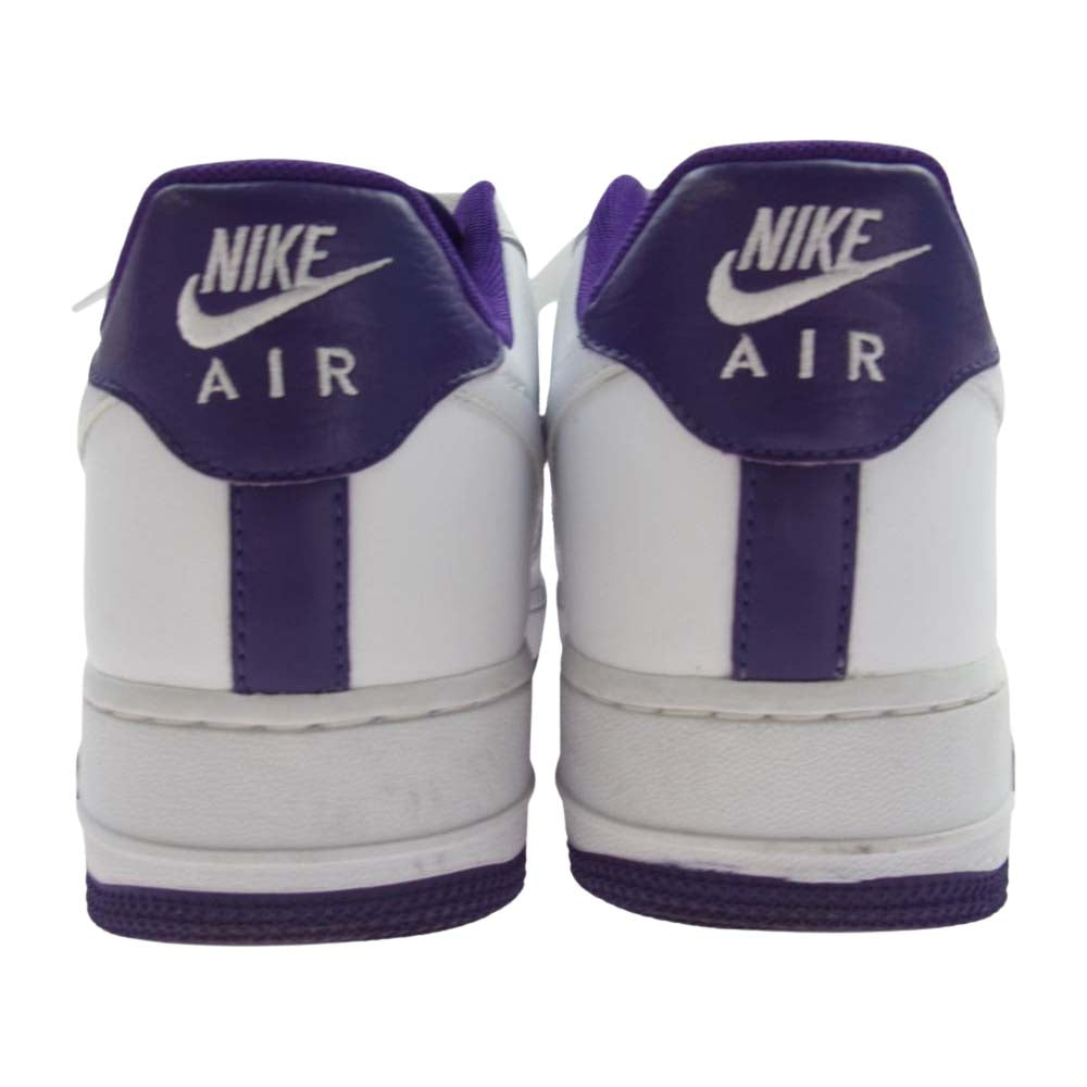 NIKE ナイキ CJ1380-100 Air Force 1 Low '07 Voltage Purple エアフォース1 ロー '07 ボルテージ パープル スニーカー ホワイト系 パープル系 27cm【中古】