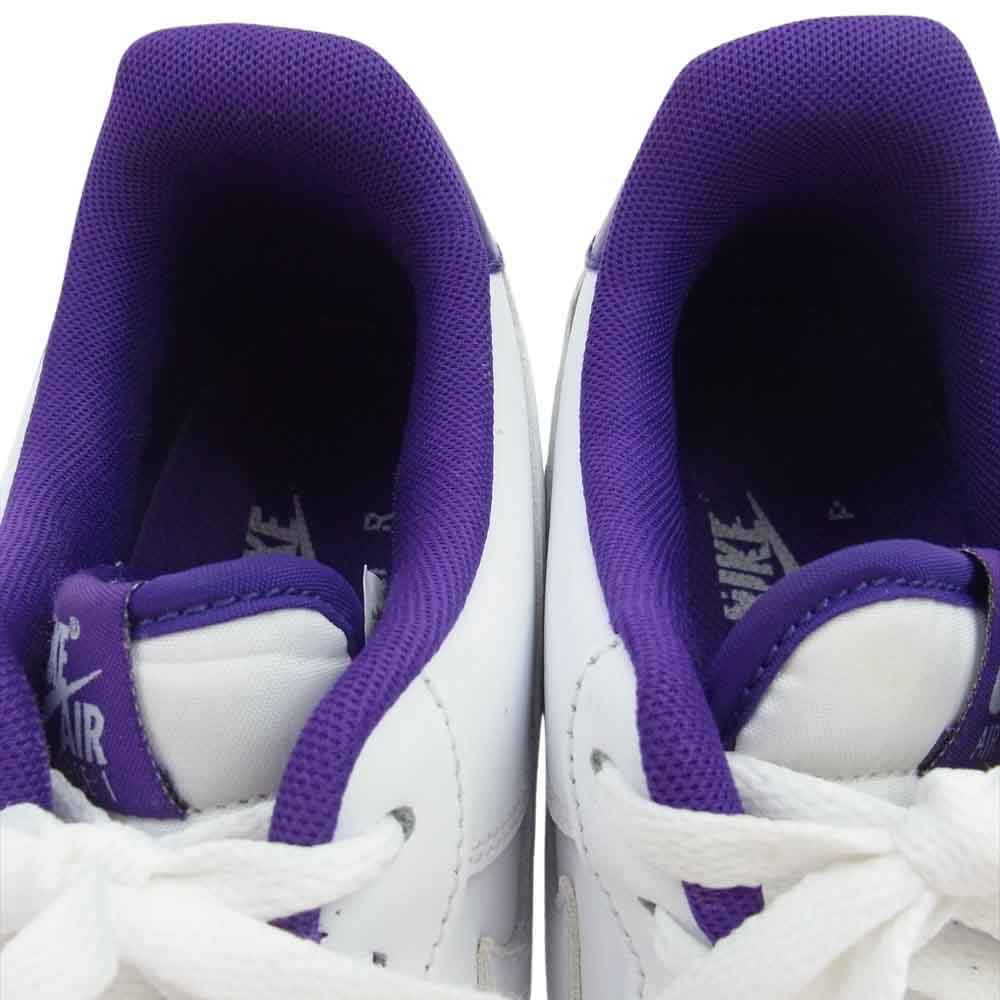 NIKE ナイキ CJ1380-100 Air Force 1 Low '07 Voltage Purple エアフォース1 ロー '07 ボルテージ パープル スニーカー ホワイト系 パープル系 27cm【中古】