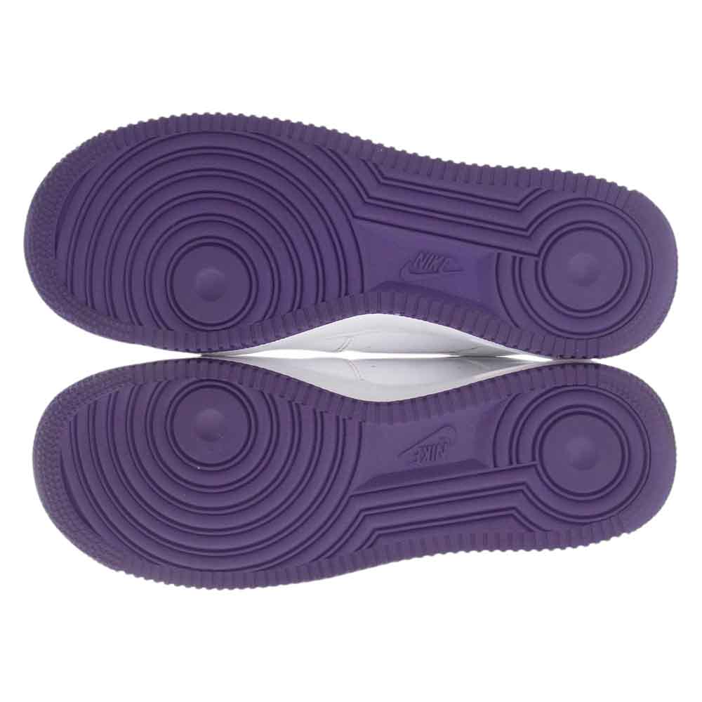 NIKE ナイキ CJ1380-100 Air Force 1 Low '07 Voltage Purple エアフォース1 ロー '07 ボルテージ パープル スニーカー ホワイト系 パープル系 27cm【中古】
