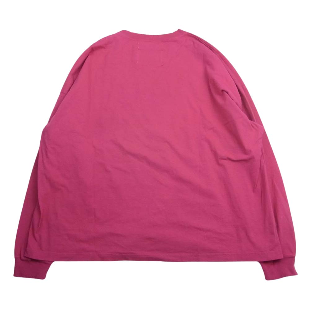 ダイリク 22AW After School vintage pink アフタースクール ロゴ 長袖 Tシャツ ピンク系 85×20【中古】