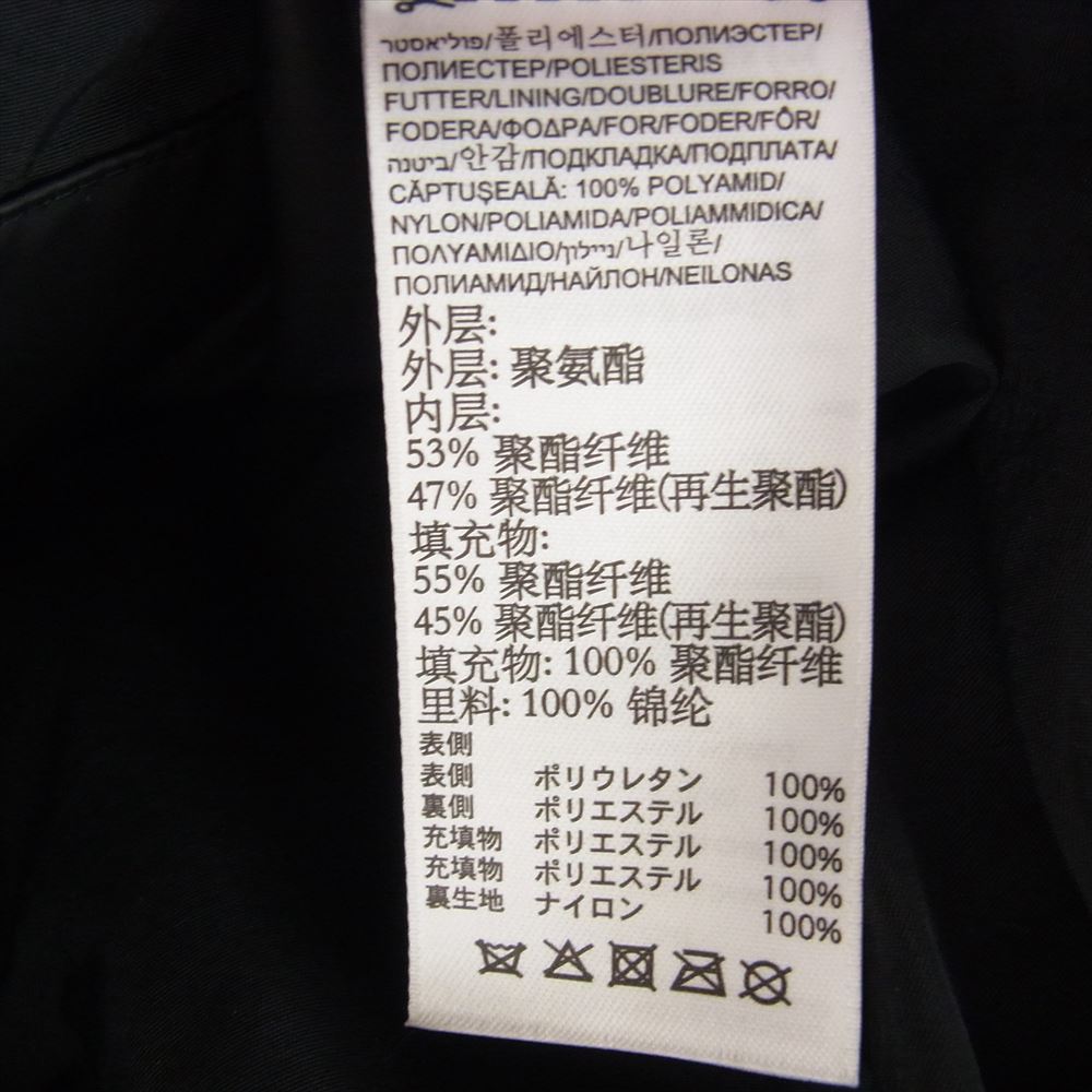 Alexander Wang アレキサンダーワン ADIDAS アディダス 19年製 ジップアップ ロゴ ワッペン 中綿 ジャケット  ブラック系 JP:M【中古】
