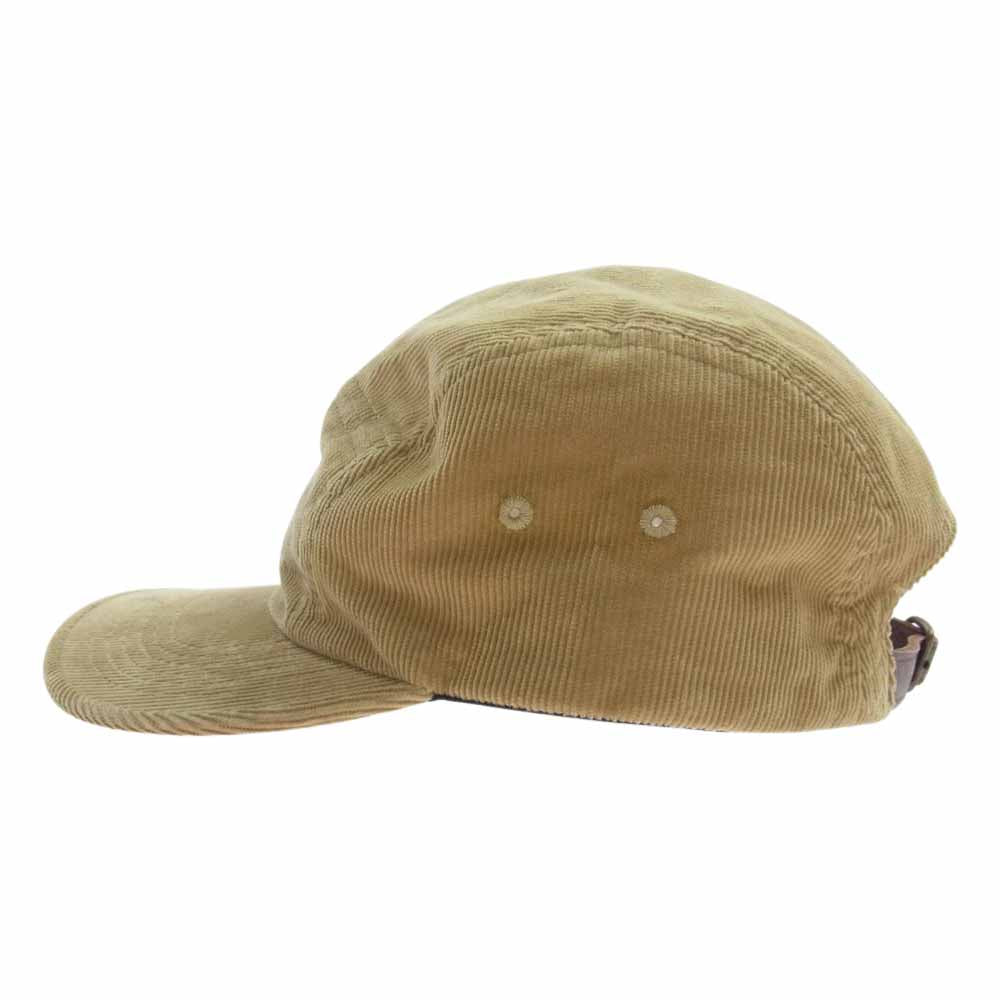 Supreme シュプリーム 23AW Corduroy Camp Cap コーデュロイ キャンプ キャップ 帽子 ライトブラウン系【極上美品】【中古】