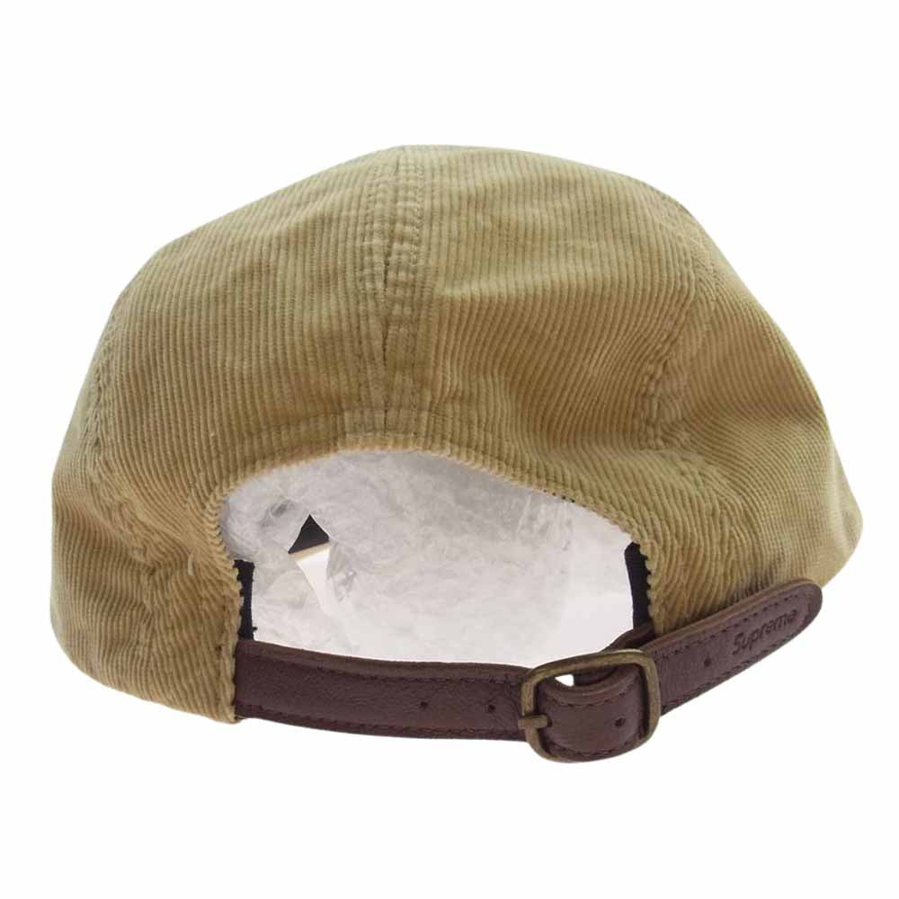 Supreme シュプリーム 23AW Corduroy Camp Cap コーデュロイ キャンプ キャップ 帽子 ライトブラウン系【極上美品】【中古】