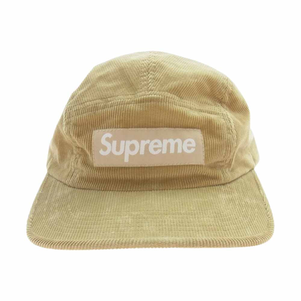 Supreme シュプリーム 23AW Corduroy Camp Cap コーデュロイ キャンプ キャップ 帽子 ライトブラウン系【極上美品】【中古】