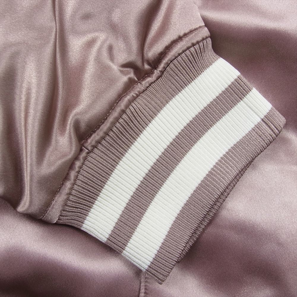 キス KH1353-107 Gorman jacket ゴーマン ジャケット フーデッド スタジャン ロゴ刺繍 ピンクブラウン系 XL【極上美品】【中古】