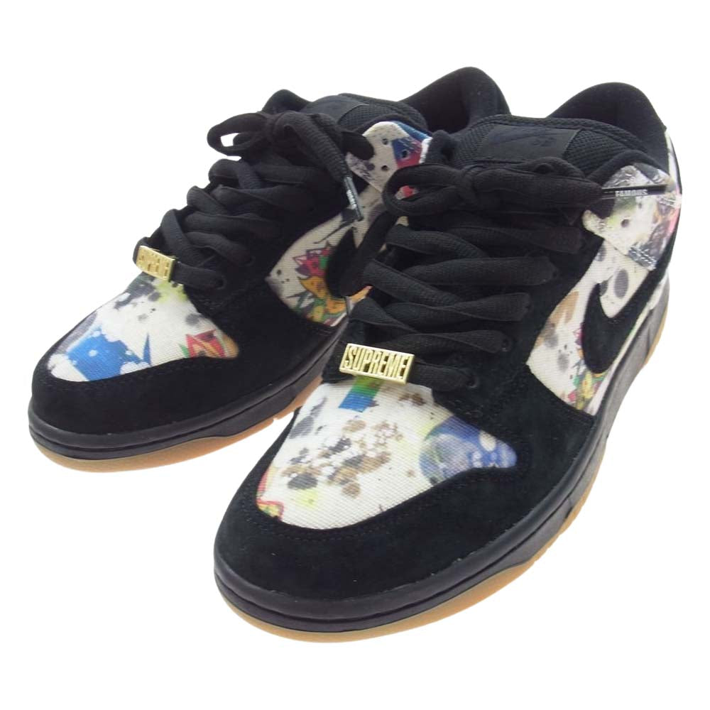 Supreme シュプリーム 23AW FD8778-001 × Nike SB Dunk Low Rammellzee ナイキ SB ダンク ロー ラメルジー スニーカー ブラック系 マルチカラー系 27cm【極上美品】【中古】