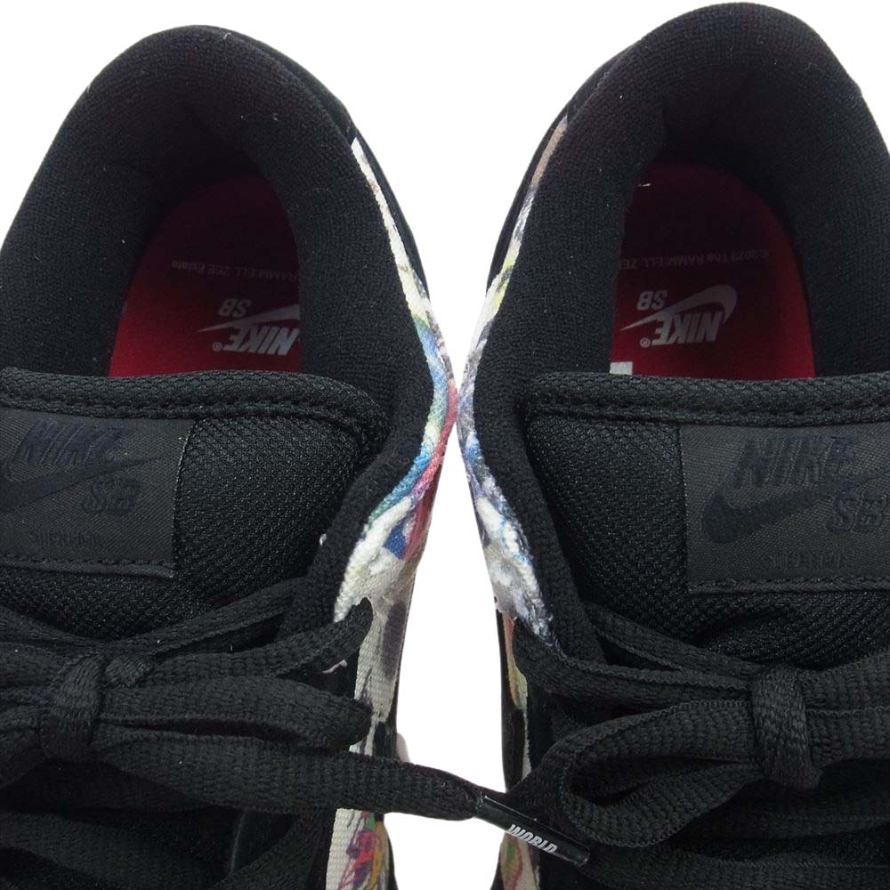 Supreme シュプリーム 23AW FD8778-001 × Nike SB Dunk Low Rammellzee ナイキ SB ダンク ロー ラメルジー スニーカー ブラック系 マルチカラー系 27cm【極上美品】【中古】