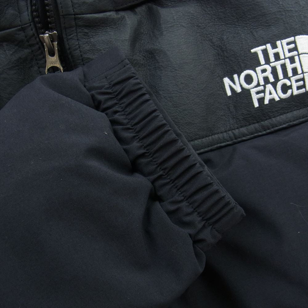 THE NORTH FACE ノースフェイス ND92235R ALTER 原宿オルター限定 GORE-TEX GTX ゴアテックス レザー ヌプシ ダウン ジャケット ブラック系 L【新古品】【未使用】【中古】