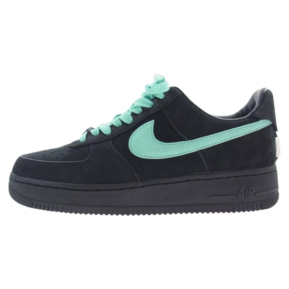 NIKE ナイキ DZ1382-001  Tiffany & Co. × Nike Air Force 1 Low 1837 ティファニー × ナイキ エアフォース1 ローカットスニーカー ブラック系 26.5cm【新古品】【未使用】【中古】