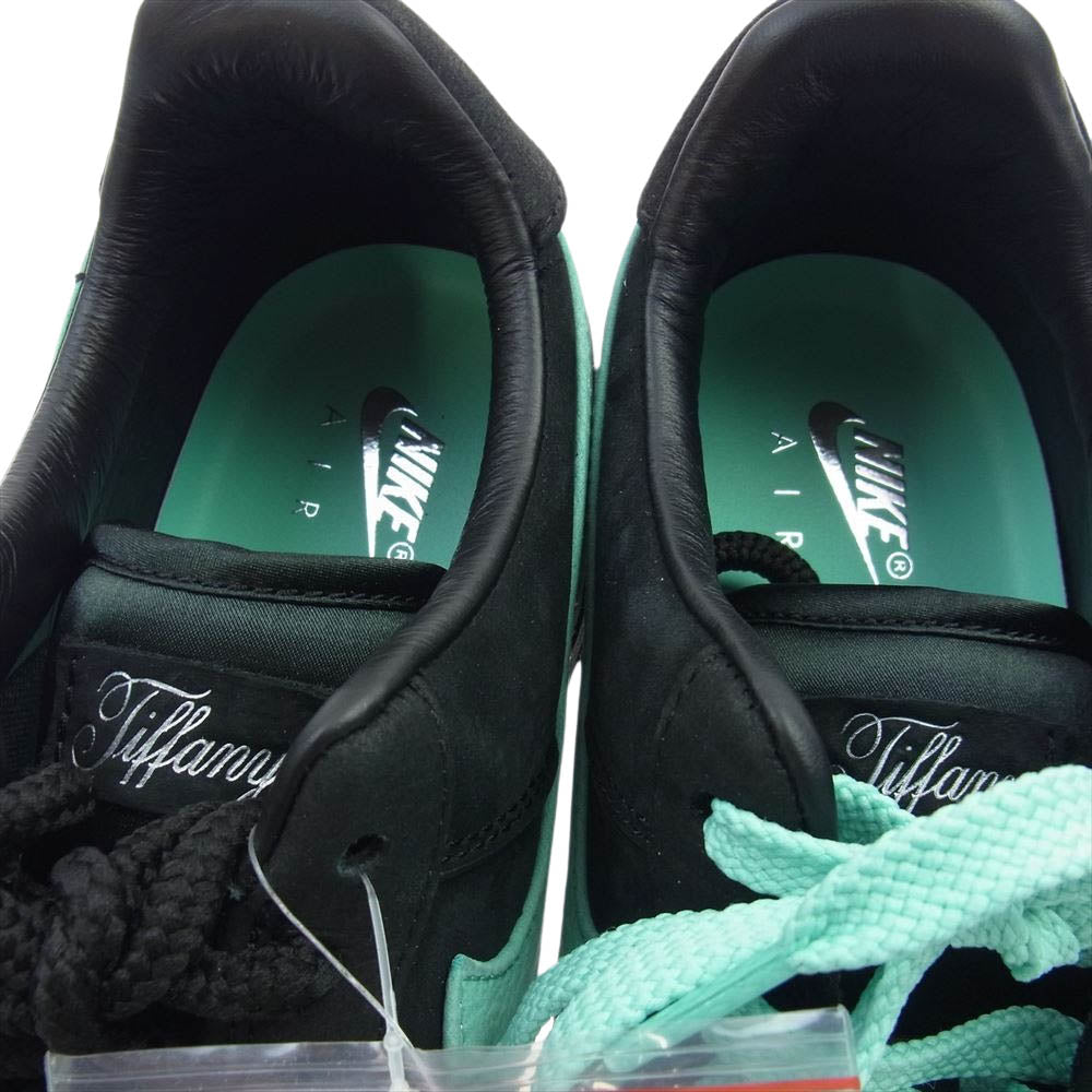 NIKE ナイキ DZ1382-001  Tiffany & Co. × Nike Air Force 1 Low 1837 ティファニー × ナイキ エアフォース1 ローカットスニーカー ブラック系 26.5cm【新古品】【未使用】【中古】