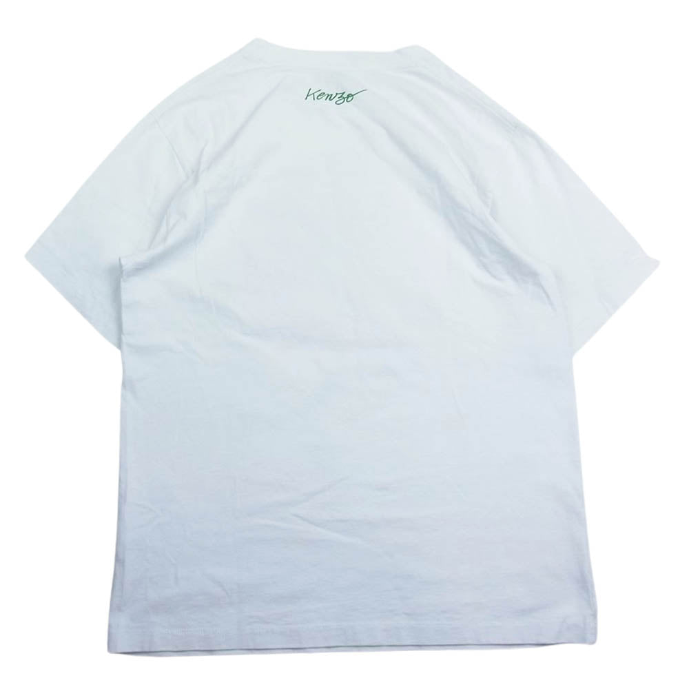 KENZO ケンゾー 22SS C65TS4164SY POPPY ポピー フラワープリント 半袖 Tシャツ ホワイト系 L【中古】