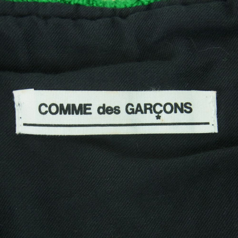 COMME des GARCONS コムデギャルソン OB-K 018 CDG ラインストーン ニット リメイク ハンド バッグ グリーン系【中古】