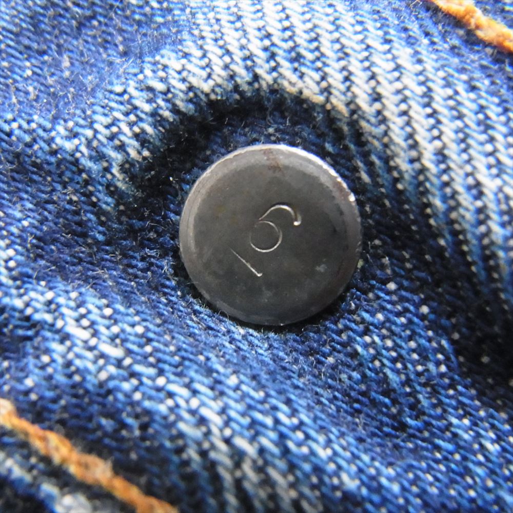 Levi's リーバイス ボタン裏6 66前期 BIGE ビッグE デニムパンツ ジーンズ インディゴブルー系 サイズ表記無【中古】