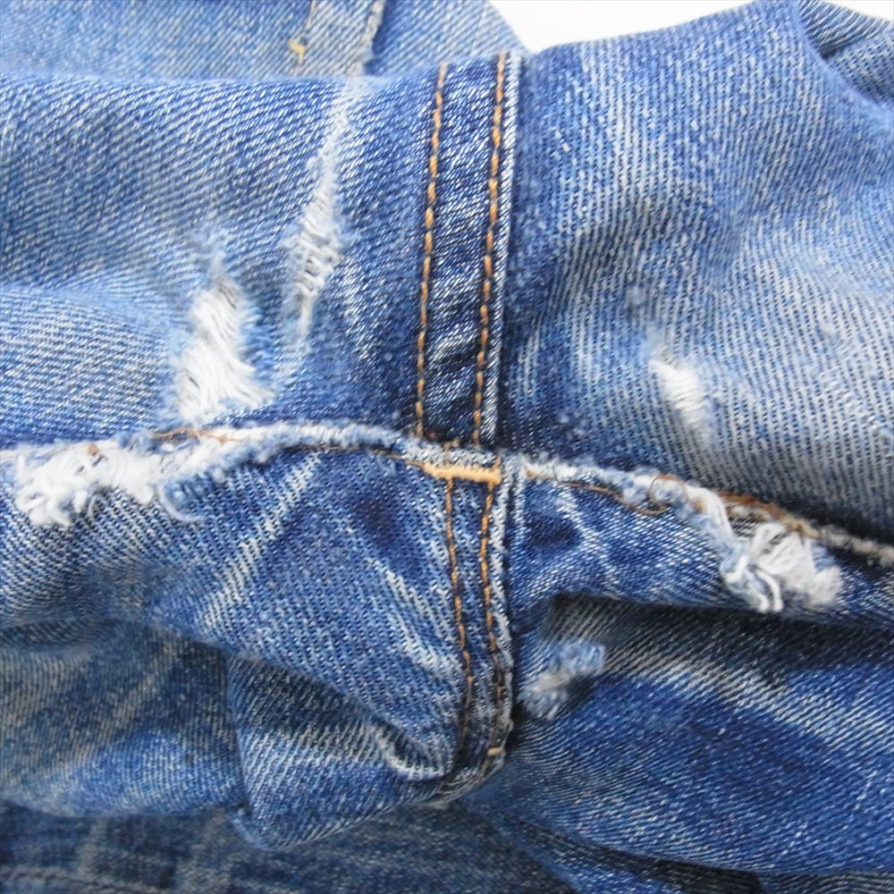 Levi's リーバイス ボタン裏6 66前期 BIGE ビッグE デニムパンツ ジーンズ インディゴブルー系 サイズ表記無【中古】