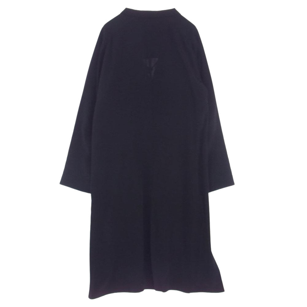 Yohji Yamamoto POUR HOMME ヨウジヤマモトプールオム 21SS HD-D09-500 ダブルパーツ ボタン留め ラグランドレス ダブルブレスト コート ブラック系 2【中古】