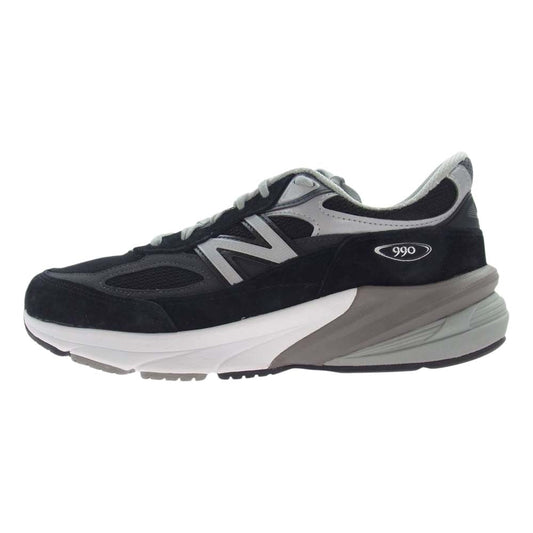 NEW BALANCE ニューバランス M990BK6 USA製 990 v6 BK6 スエード メッシュ スニーカー ブラック系 26.5cm【中古】